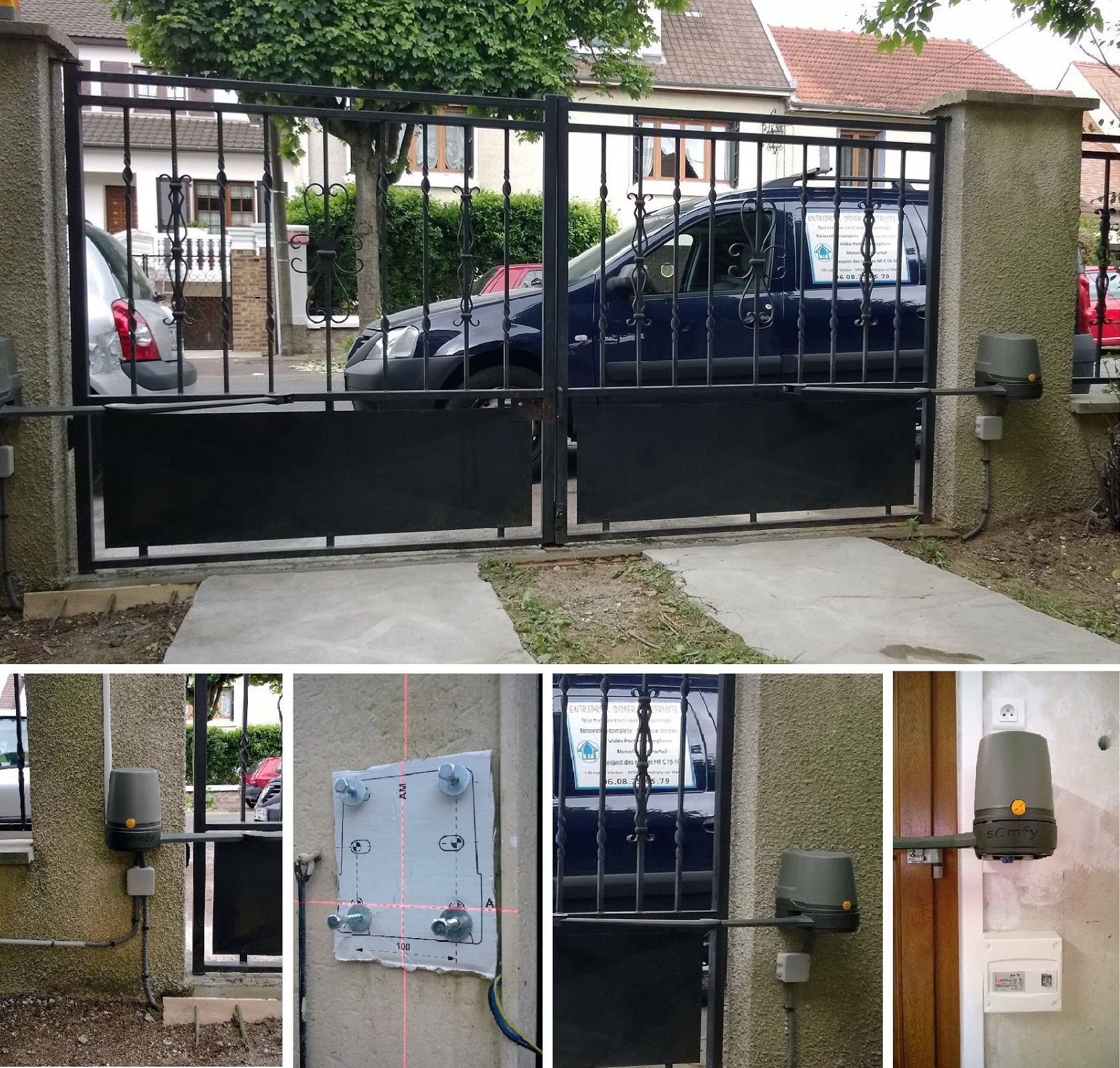 Electricien installateur motorisation portail